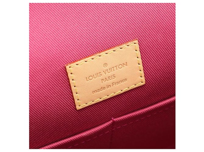 Borsa Louis Vuitton Cluny BB Monogram Rose Marrone - vista 4