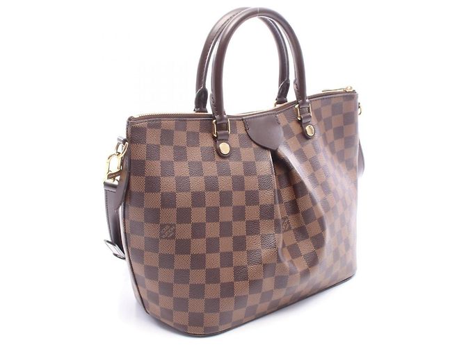 Louis Vuitton Siena PM Damier Ebene Handtasche Braun - Ansicht 2