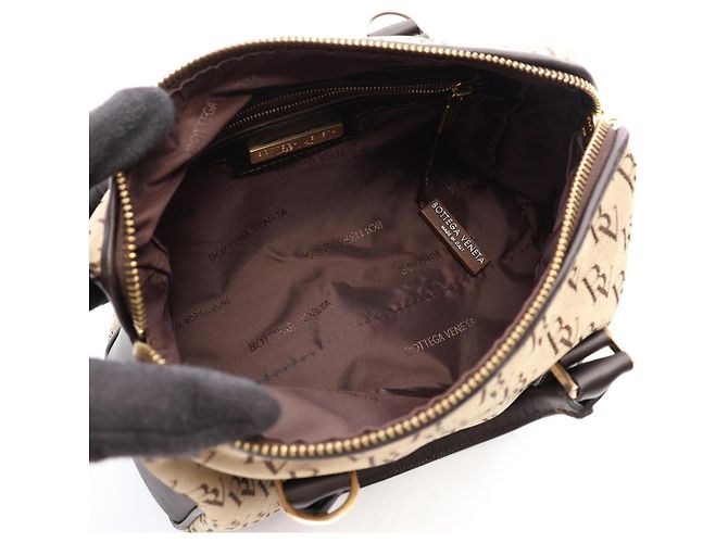 Bolso 2-Way Bottega Veneta Castaño Beige - vista 3