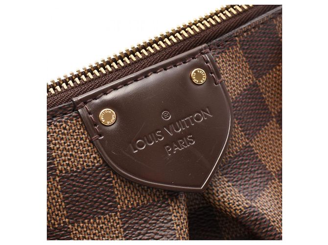 Sac à main Louis Vuitton Siena MM Damier Ebene Marron - vue 11