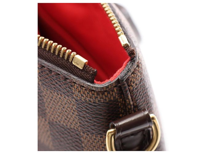 Sac à main Louis Vuitton Siena MM Damier Ebene Marron - vue 6