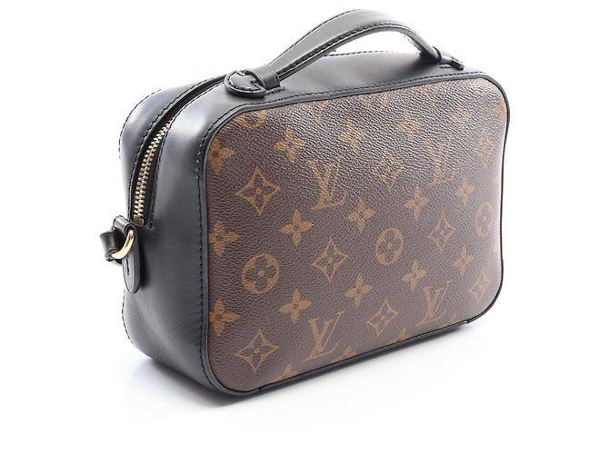 Borsa a tracolla 2-Way Louis Vuitton Saint-Onge Marrone Nero Monogramma - vista 2