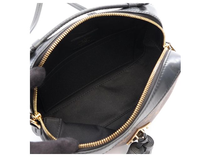 Borsa a tracolla 2-Way Louis Vuitton Saint-Onge Marrone Nero Monogramma - vista 3