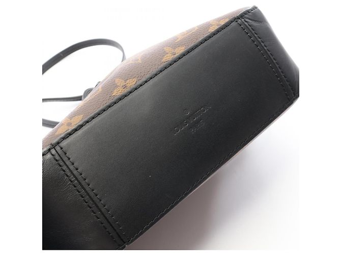 Borsa a tracolla 2-Way Louis Vuitton Saint-Onge Marrone Nero Monogramma - vista 6
