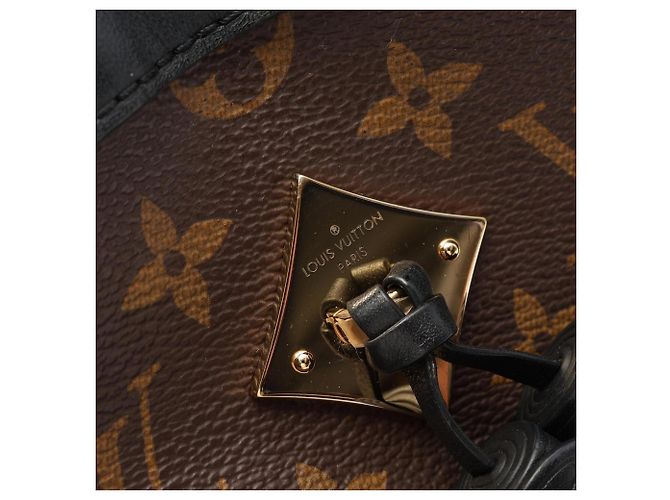 Borsa a tracolla 2-Way Louis Vuitton Saint-Onge Marrone Nero Monogramma - vista 9