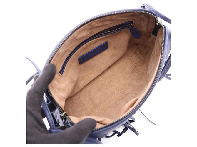 Borsa a tracolla Bottega Veneta Intrecciato Navy - vista 3