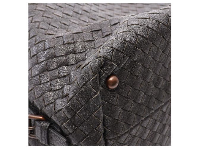 Borsa Bottega Veneta Intrecciato Nero - vista 6
