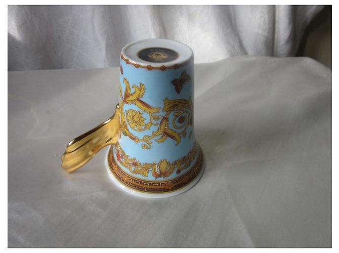 Rosenthal x Versace Le Jardin de la Medusa Cup White Blue Golden - view 6