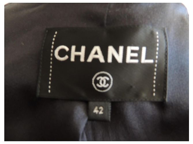 Chanel Sublime Abrigo Corto de Lana y Tweed Bordado Negro Multicolor - vista 10
