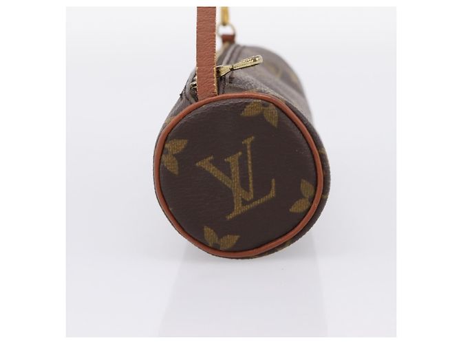 Louis Vuitton Papillon Pochette Monogram Canvas Mini Castaño - vista 3