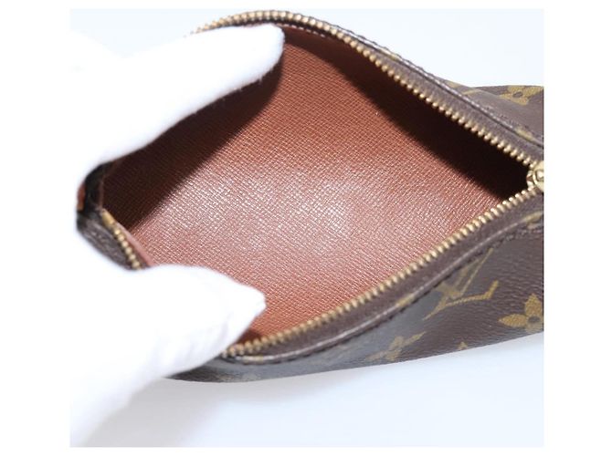 Louis Vuitton Papillon Pochette Monogram Canvas Mini Castaño - vista 5