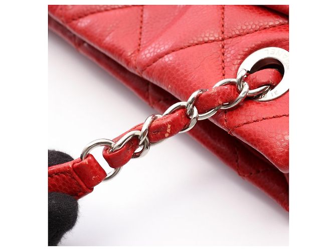 Borsa Tote Chanel Matelassé rossa Rosso - vista 11