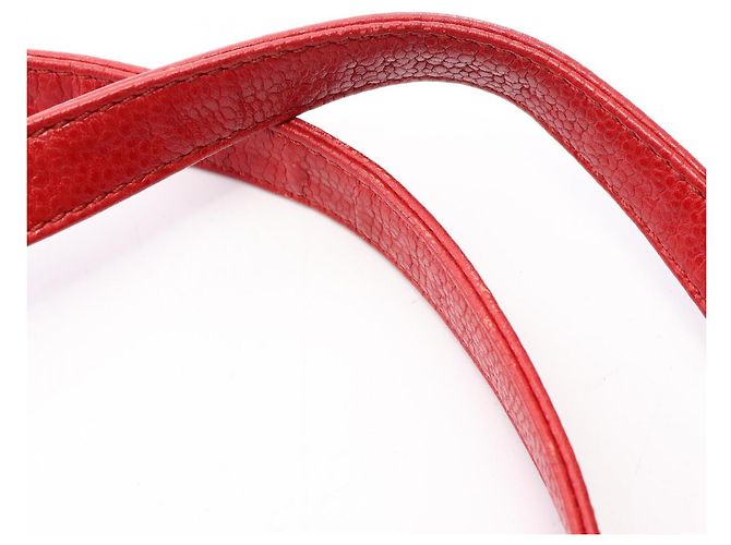 Borsa Tote Chanel Matelassé rossa Rosso - vista 7