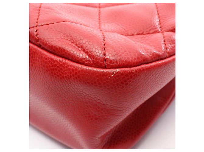 Borsa Tote Chanel Matelassé rossa Rosso - vista 9