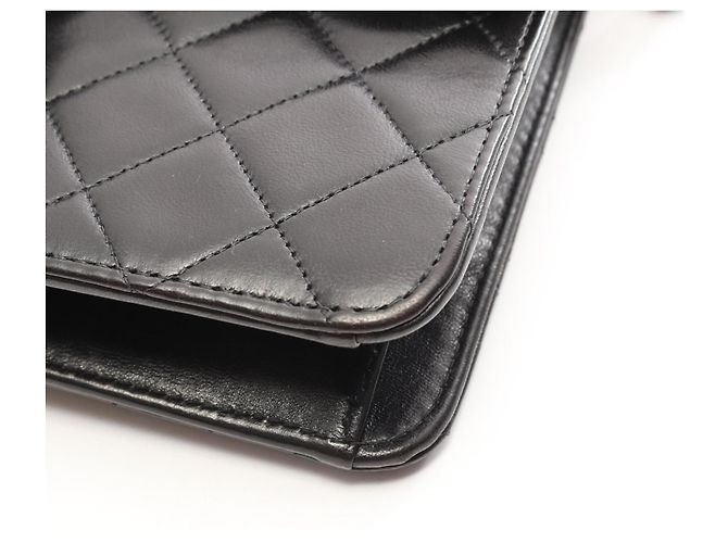 Bolsa de Ombro Chanel Matelassé Single Flap com fecho push-lock Preto - vista 8