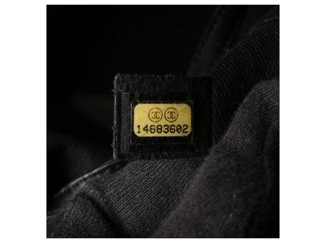 Sac cabas Chanel Matelassé Noir - vue 5