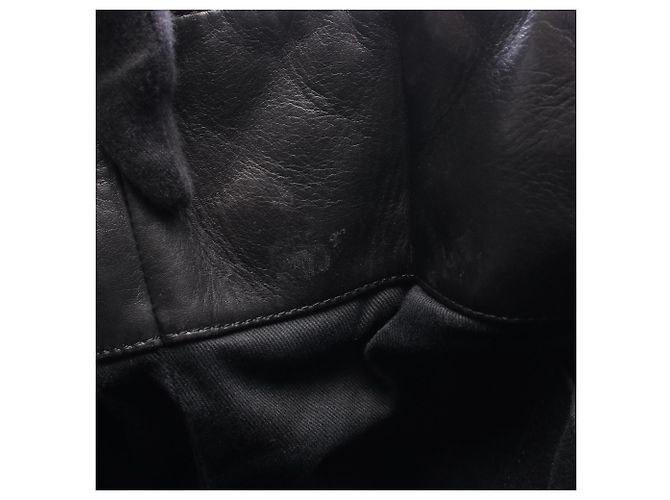 Sac cabas Chanel Matelassé Noir - vue 7