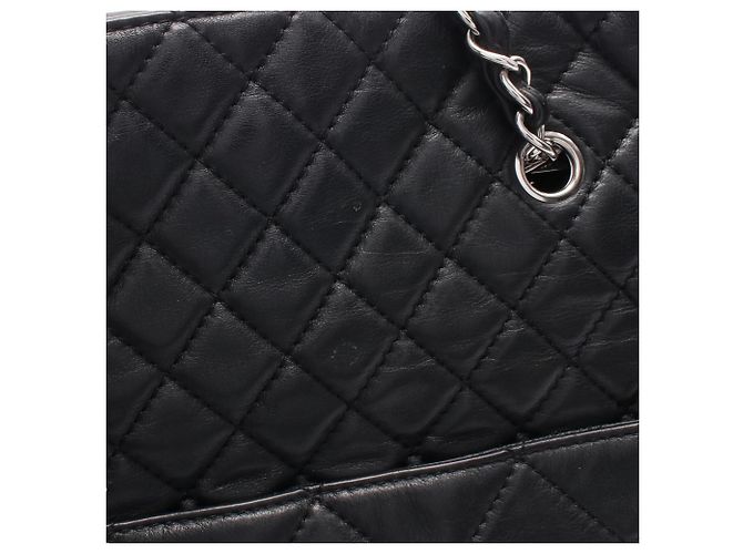 Sac cabas Chanel Matelassé Noir - vue 9