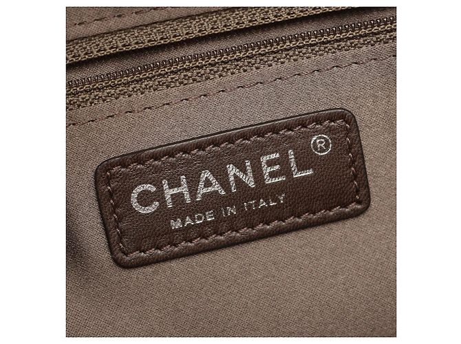 Sac cabas Chanel Matelassé Beige - vue 4