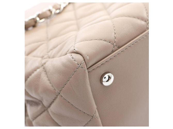 Sac cabas Chanel Matelassé Beige - vue 6
