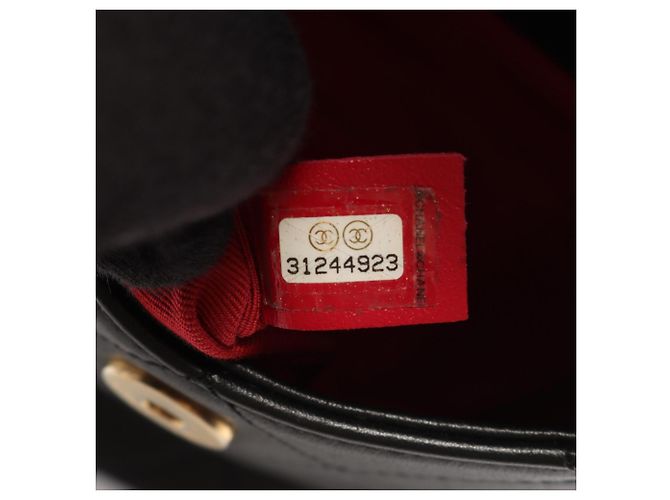 Borsa a spalla Chanel Matelassé con perle finte Nero - vista 5