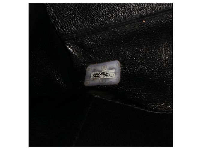 Bolso Tote Chanel Matelassé Plat Negro - vista 5
