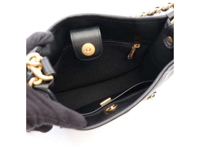 Borsa a spalla 2-Way Chanel Matelassé Hobo Nero - vista 3