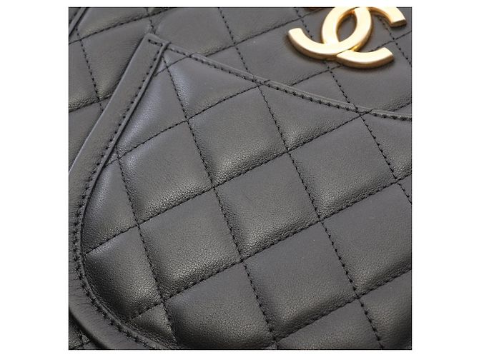 Borsa a spalla 2-Way Chanel Matelassé Hobo Nero - vista 6