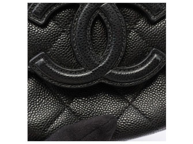 Borsa a tracolla Chanel Matelassé Mini Messenger Nero - vista 6