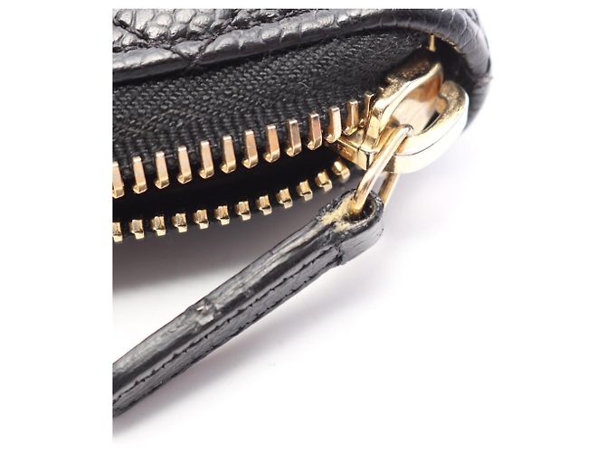 Portafoglio lungo Chanel Matelassé in pelle caviale nera Nero - vista 7