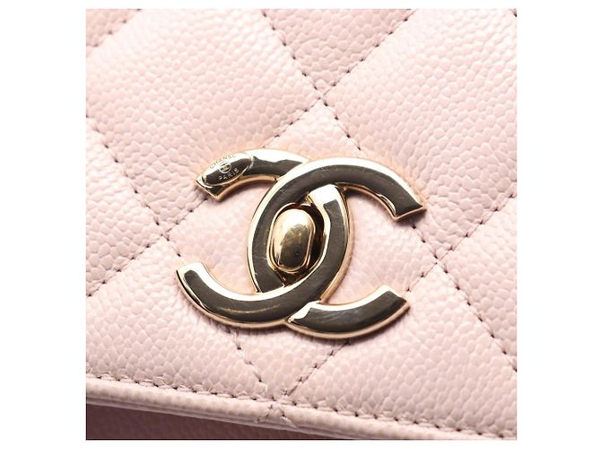 Borsa Chanel Mini Flap in rosa - vista 11