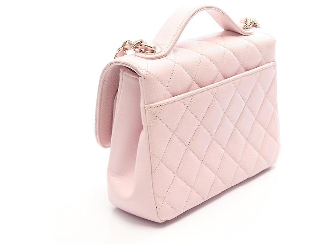Borsa Chanel Mini Flap in rosa - vista 2