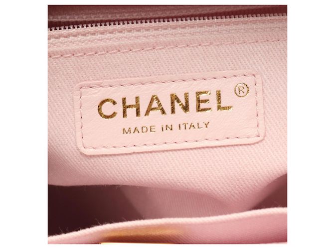 Borsa Chanel Mini Flap in rosa - vista 4