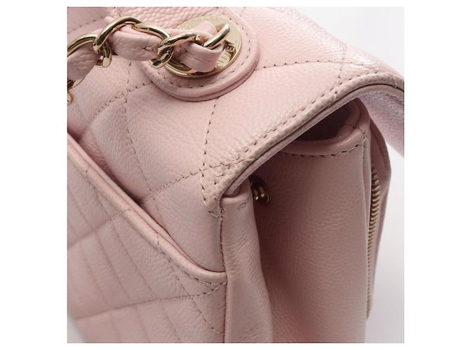 Borsa Chanel Mini Flap in rosa - vista 7