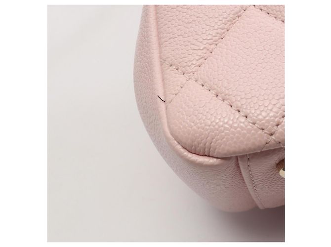 Borsa Chanel Mini Flap in rosa - vista 9