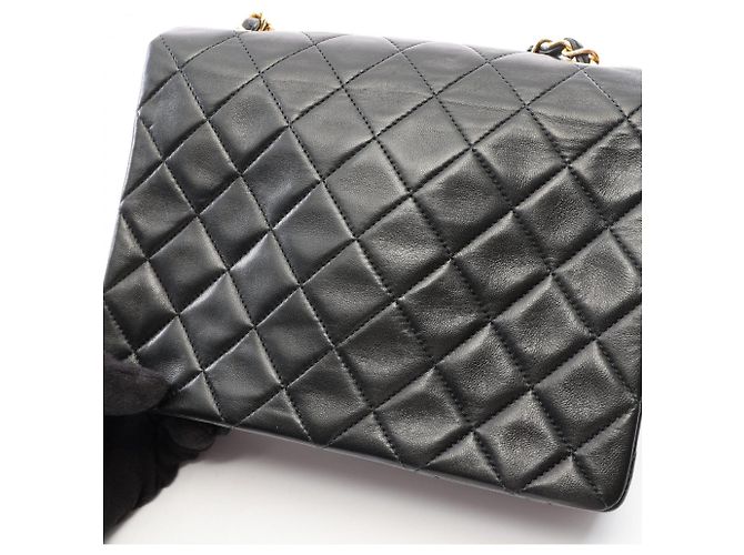 Chanel Mini Matelassé 20 Schultertasche Schwarz - Ansicht 10