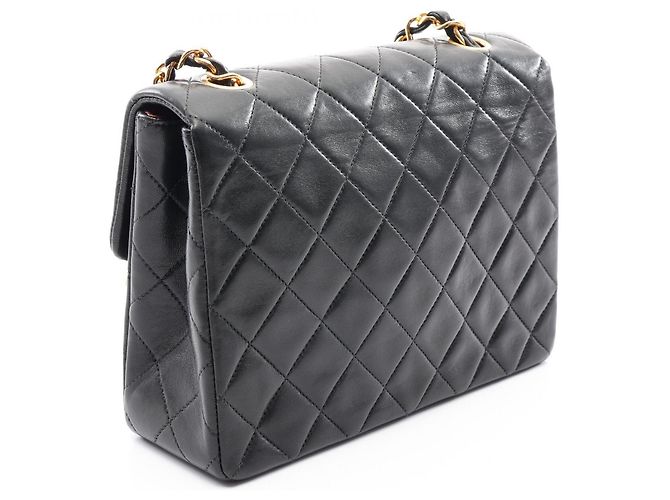 Chanel Mini Matelassé 20 Schultertasche Schwarz - Ansicht 2