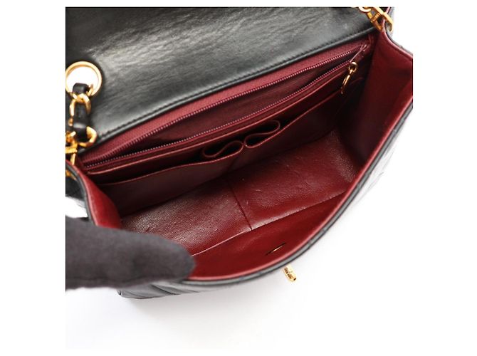 Chanel Mini Matelassé 20 Schultertasche Schwarz - Ansicht 3