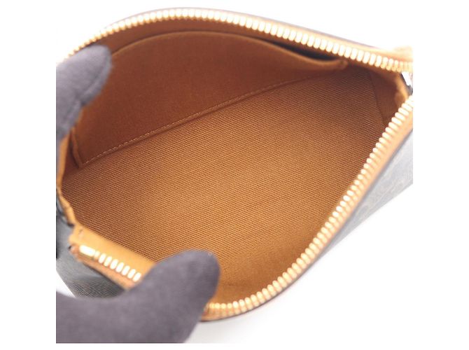 Céline Celine Triomphe Handtasche Pouch Braun Schwarz - Ansicht 3