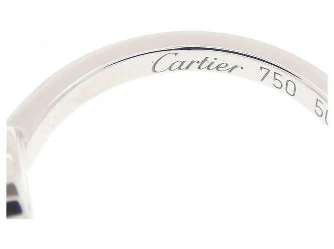 Anello Cartier C Heart in oro bianco e diamante D'oro - vista 4