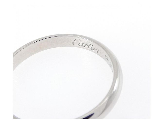 Cartier Ehering aus Platin - Ansicht 3
