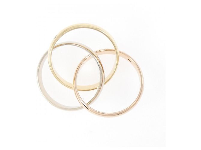 Bague Cartier Trinity 150th Anniversary Limited Edition Doré - vue 3