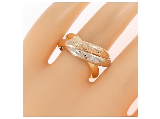 Bague Cartier Trinity 150th Anniversary Limited Edition Doré - vue 4