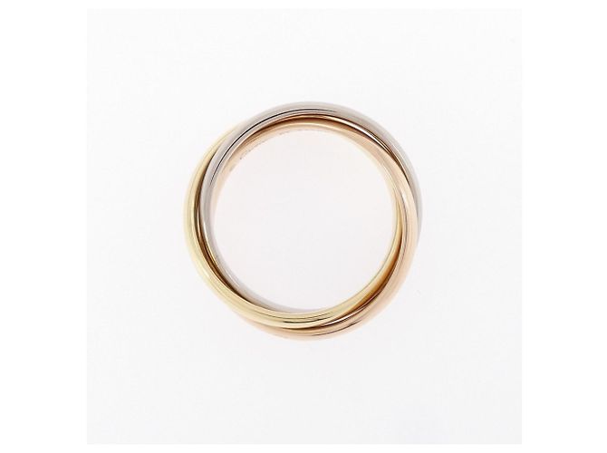 Anello Cartier Trinity in oro rosa bianco e giallo 18K D'oro - vista 2