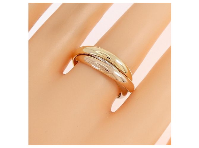 Anello Cartier Trinity in oro rosa bianco e giallo 18K D'oro - vista 5