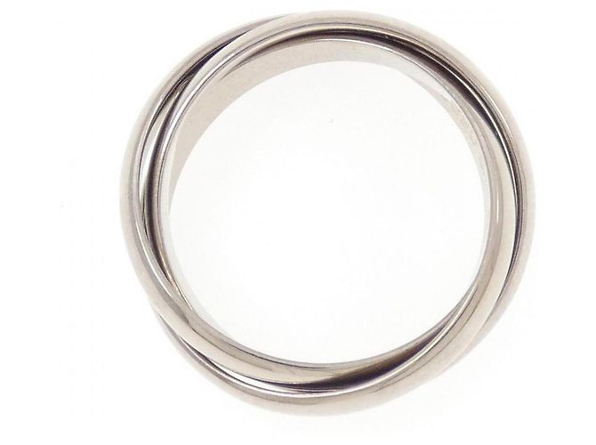 Anillo Cartier Trinity en oro blanco Dorado - vista 2