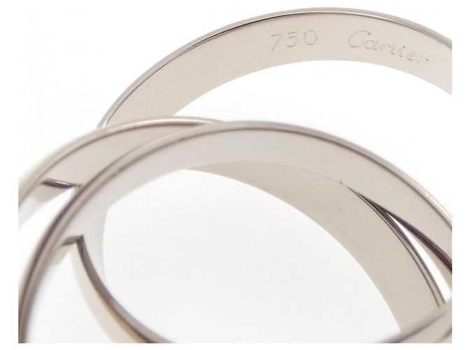 Anillo Cartier Trinity en oro blanco Dorado - vista 4