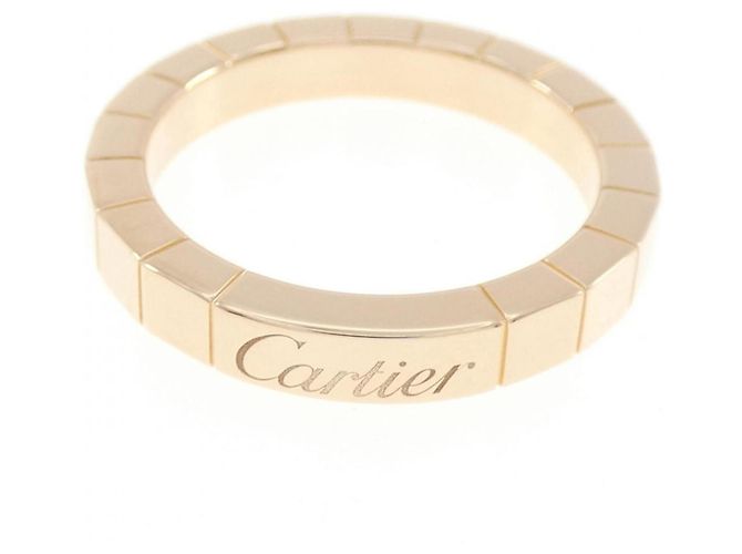 Anel Cartier Lanieres em ouro rosa Dourado - vista 2