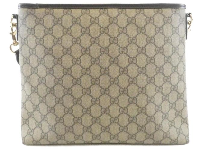 Bolsa de Ombro Gucci 388926 Beige and Brown Marrom Bege - vista 2