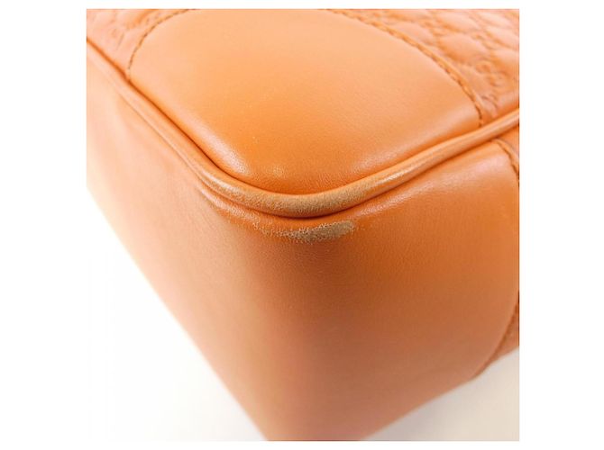 Bolsa de Mão Gucci Micro GG em Couro Laranja - vista 3